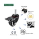 thumbnail image 4 of Casters Wheels, Casters 4 Heavy Duty - Threaded Stem Mount (5/16in) Swivel Casters with Brake, for Cart Furniture, 4 of 5