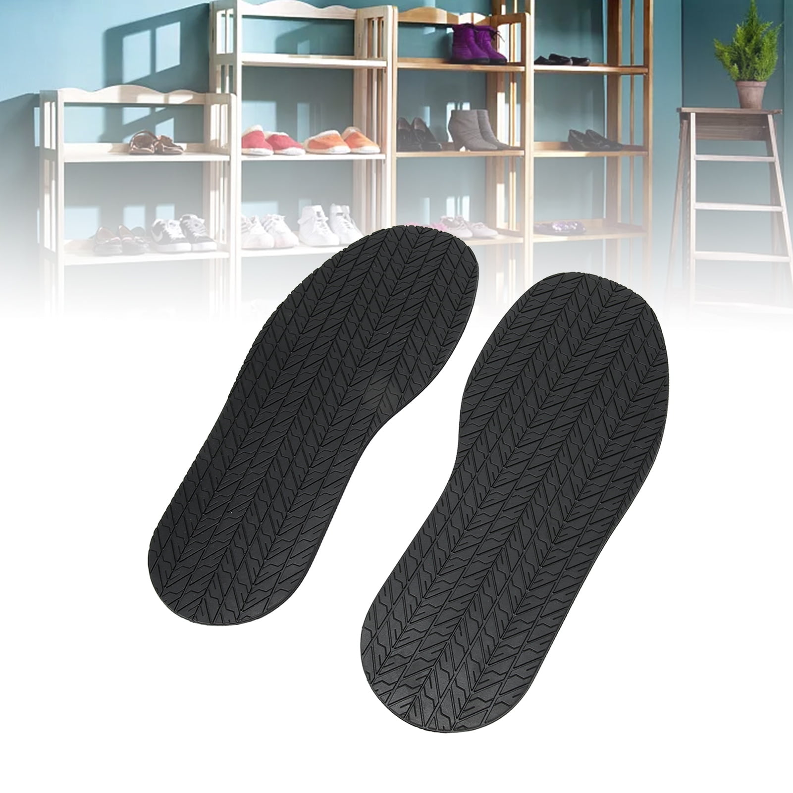 Full Soles, Durable Rubber Full Soles Easy To Cut Shoe Rubber Soles