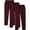 Wine, variant on JHLZHS Men Pants Casual Slim Fit Mens Hop Pants Casual Solid Color Track Lace up Workout Pants with Pocket 3 Pcs Sweatpants Mens Open Bottom Khaki Pants Mens Big and Tall Stretch Elastic Waist