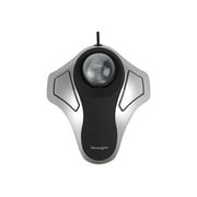 Kensington Optical Orbit Trackball Mouse, Two-Button, Black/Silver