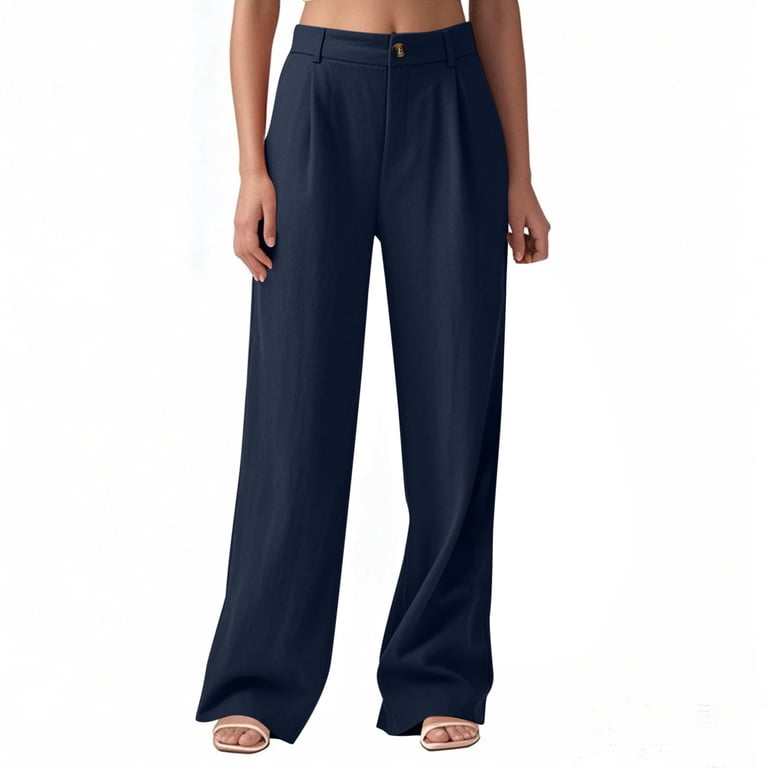 petite dress pants women Pull on Slim Dress Pants Women's in Black