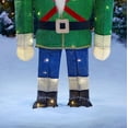 thumbnail image 5 of 3 ft. Yuletide Lane LED Light Up Outdoor Tinsel Nutcracker Christmas Decoration, 5 of 5