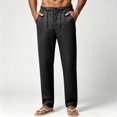 thumbnail image 2 of Akiihool Men's Pants Casual Men's Performance Extreme Comfort Twill Straight Fit Cargo Pant Black,L, 2 of 4