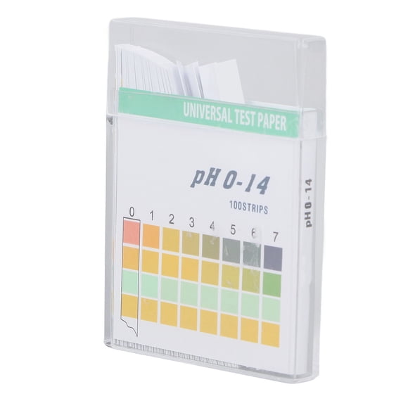 Tiras de Prueba de Ph, Papel de Ph Preciso 100pcs Universal Con Caja de Almacenamiento para Mediciónico para Agua Potable