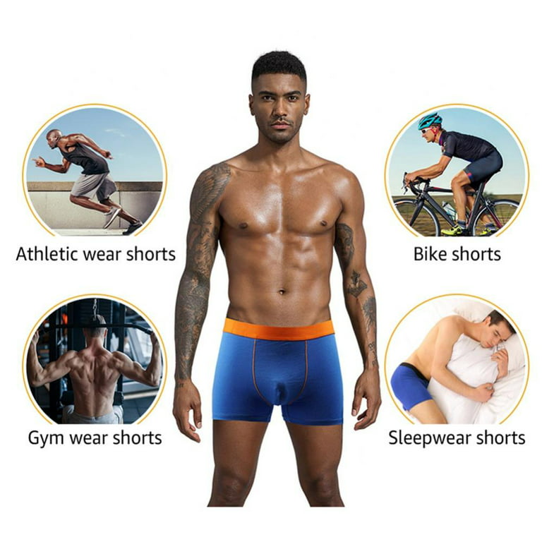 Mens Boxer Underwear Home Cotton Arrowhead Loose Plus Size Boxer Home Pants  Pajamas Sweat Proof Underwear for (Black, L) at  Men's Clothing store