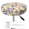 thumbnail image 4 of Bingfone Snake Padded Round Bar Stool Cover Cushion with Elastic Fabric Round Chair Seat - Snake, 4 of 7