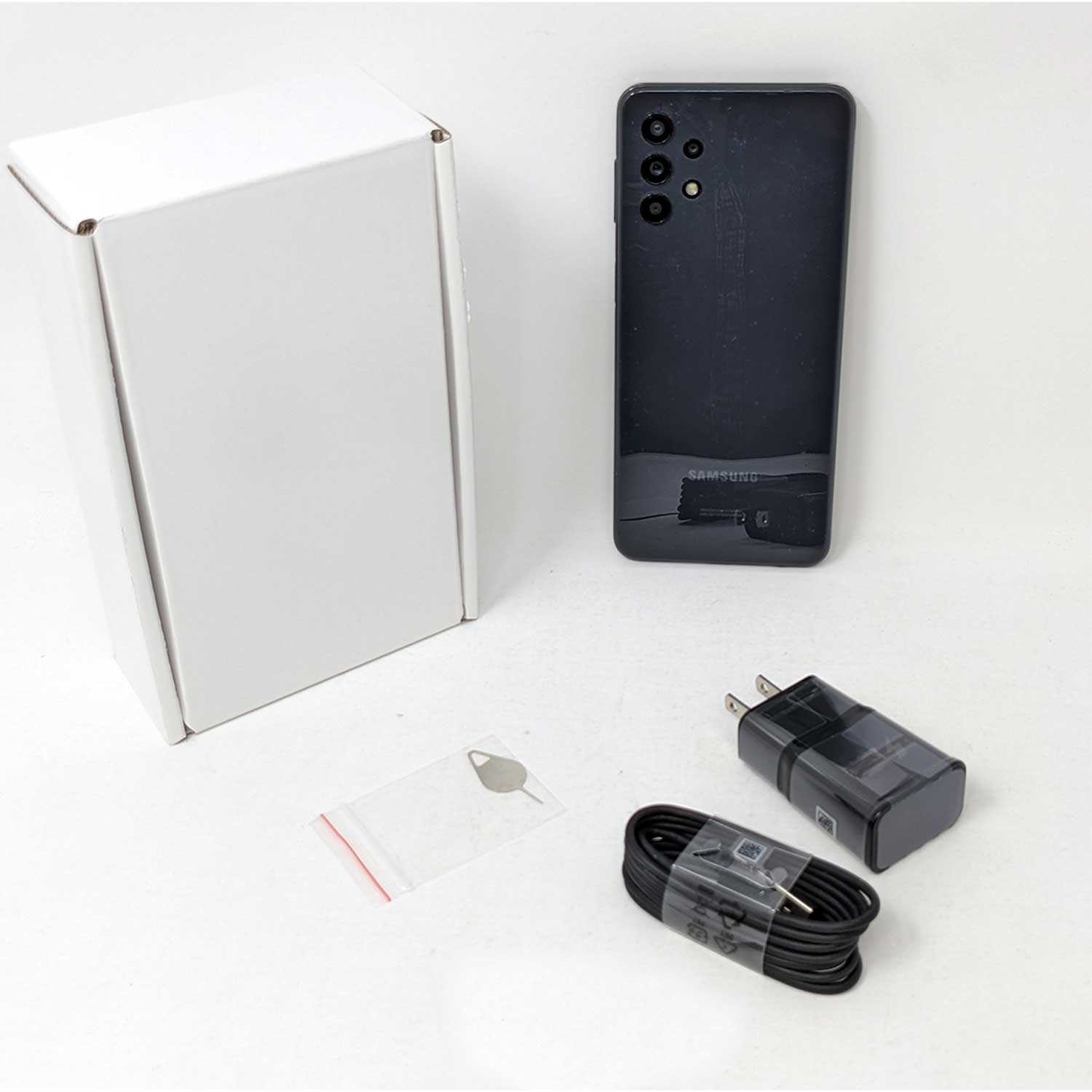 Pre-Owned Used Fair Samsung Galaxy A32 5G 64GB SM-A326U GSM Unlocked 4GB RAM Smartphone - Black Generic Box