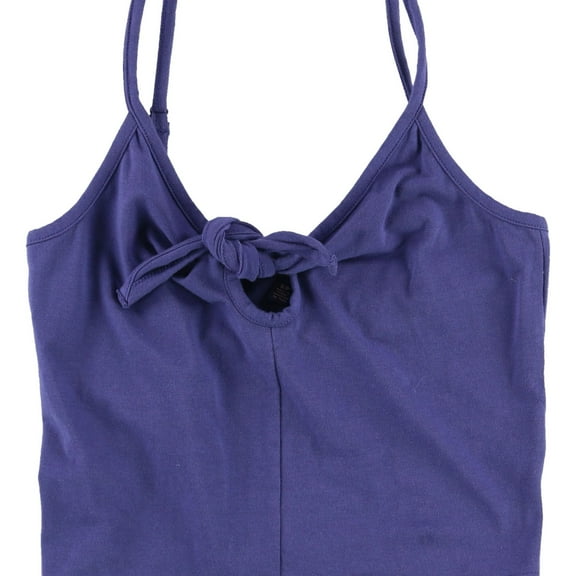 Aeropostale Womens Knot Cami Tank Top, Purple, Juniors, Small