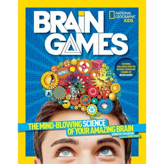 National Geographic Kids Brain Games: The Mind-Blowing Science of Your Amazing Brain, (Paperback)