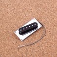 thumbnail image 5 of KAKOWELY Guitar Conversion Pickup Electric Guitar Conversion Pickup Mounting Ring Pickup Protective Cover (Silver)3.61"X1.8"X0.1", 5 of 5