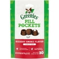 thumbnail image 1 of Greenies PILL POCKETS Dog Treats Tablet Size Adult Natural Soft Hickory Smoke Flavour, 1 of 12