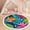 Color 3, variant on Washable Non Slip 4ft Round Rug, Green Pine Tree Forest White Circle Area Rugs with Tassels Carpet for Nursery Bedroom Living Room Playroom Tent Rug Tent Castle