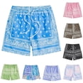 thumbnail image 2 of CHENge Men's Swim Trunks Retro Athletic Funny/novelty Print Quick-Dry Pool Swimming Trunks with Pockets Upf 50+ Sun Protection Fishing Shorts for Men, 2 of 3