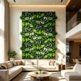 thumbnail image 3 of Expandable Artificial Faux Leaf Hedge Fence Panel for Balcony and Outdoor Privacy, Decorative Wall Screen for Gardens and Patios, 3 of 5