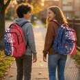 thumbnail image 3 of HELLHERO 250 Years of Liberty Breathable Casual Daypack 17 Inch, Lightweight Large Capacity Polyester Bookbag for Middle School Elementary School, 3 of 8