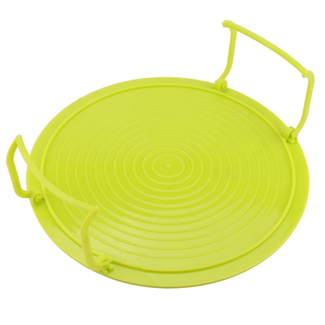 Plastic Microwave Oven Heating Layered Steaming Rack, Foldable Tripod, Multifunctional Cooking Tray Rack