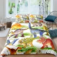 thumbnail image 4 of 3D Small Dinosaur Cartoon Cute Simple Bedding Set Couple King Single Size for Kids Children Polyester Quilt Cover Pillow Case, 4 of 6