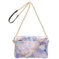 thumbnail image 2 of FORMRS Women Crossbody Purse with Chain Strap Vegan Leather Shoulder Handbag, Purple Marble Pattern, 2 of 7