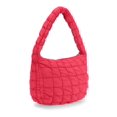thumbnail image 2 of LAVA Women Puffer Bag Crossbody Quilted Tote Bag Large Capacity Puffy Shoulder Bag Handbag for Travel Gym Pink, 2 of 8