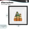 thumbnail image 4 of Stupell Industries Eclectic Travel Suitcases & Camera Black Framed Print Under Glass, 13 x 13, by Amanda Greenwood, 4 of 8