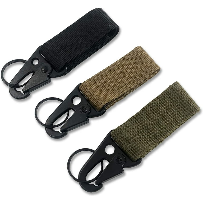 3 Pieces Leather Strap Keychain Leather Keyrings with Belt Loop