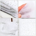 thumbnail image 2 of 1 hoja de alfombra navideña de nieve artificial, accesorio de nieve navideña (blanco), 2 of 5