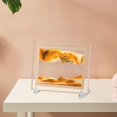 thumbnail image 3 of Arena dinámica móvil BLESIY de cristal artística 5in Amarillo Naranja, 3 of 8