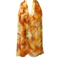 thumbnail image 2 of Wrapables® Lightweight Sheer Silky Feeling Chiffon Scarf, Gold Leaves, 2 of 5