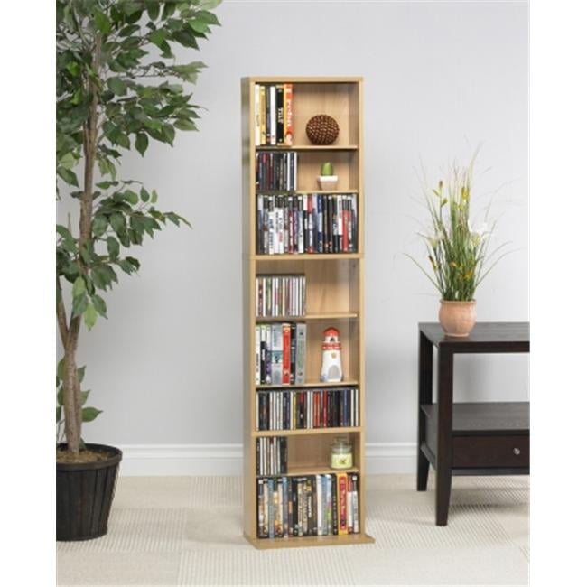 8W x 54H x 13D Maple Summit CdDvd Shelf