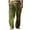 Army Green, variant on successthop Pajama Pant Men Vintage Printed Plus Size Wide Leg Pants with Pockets Elastic Trousers Drawstring Loungewear