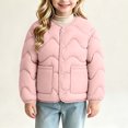 thumbnail image 7 of Xdegoge Girls Quilted Puffer Jacket Button Down Long Sleeve Lightweight Coat Winter Warm Padded Outerwear with Pockets Fall Casual Clothes for Kids Toddlers, 7 of 7