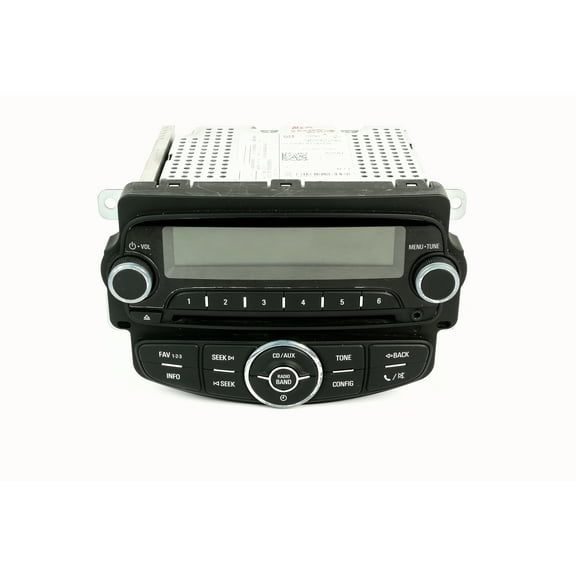 Restored 2013 Chevrolet Sonic Single AM FM CD Player AUX Radio Audio Part Number 95242290 (Refurbished)