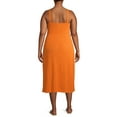 thumbnail image 5 of Time and Tru Womens Plus Size Sweater Knit Swimsuit Cover Up, 5 of 6