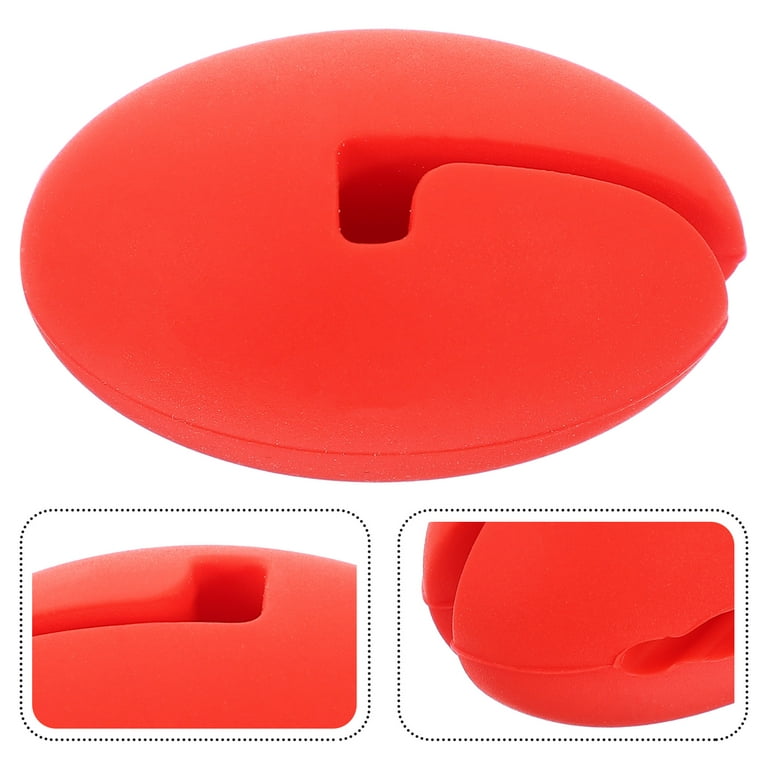 2pcs Silicone Non-scratch Pot Clip, Candy Thermometer Pot Clip For