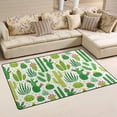 thumbnail image 2 of SKYSONIC Area Rug Carpet Beautiful Cactus Doormat for Hardwood Floor Entrance Living Room Bedroom 2'7"x1'8" (31x20 in), 2 of 6
