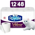 thumbnail image 1 of Royale Velour Toilet Paper, 12 equal 48 Rolls, 284 Sheets Per Roll, 1 of 9