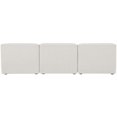 thumbnail image 4 of Meridian Furniture Miramar Crème Durable Lin Texturé Sofa Modulaire, 4 of 13
