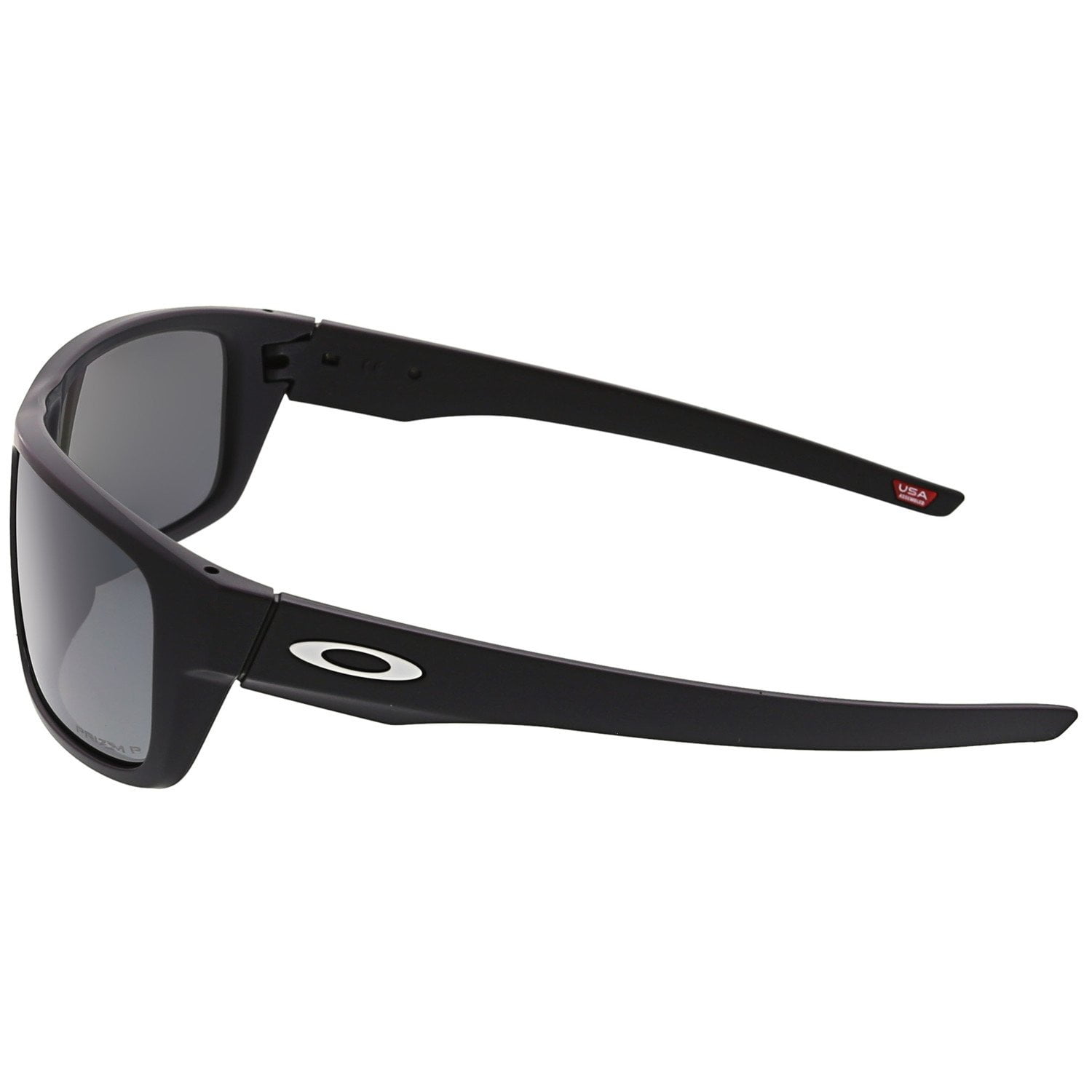 Oakley Men's Polarized Drop Point OO936793670860 Black Rectangle