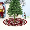 thumbnail image 2 of Cheapark 90cm Christmas Tree Skirt - Festive Tree Bottom Cover, Soft Fabric Decor Enhancing Xmas Tree Display & Holiday Ambiance, 2 of 6