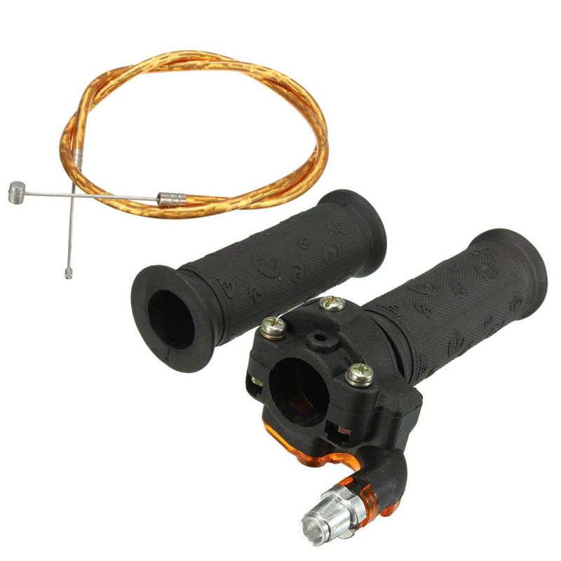 Symkmb Restrictable Twist Throttle Cable Set For 49cc Mini Dirt Bike