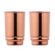 thumbnail image 1 of Juego de 2 vasos de cobre puro de 350 ml (11,8 onzas líquidas), 1 of 6