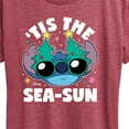 thumbnail image 3 of Lilo & Stitch - Tis The Sea Sun - Women's Short Sleeve Graphic T-Shirt, 3 of 5