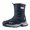 Blue, variant on Xmyrz Waterproof Snow Boots For Men Cosie Abrasion Resistant Versatile Sneakers Streetwear Wide Calf Boots Winter Boots Mens Shoes