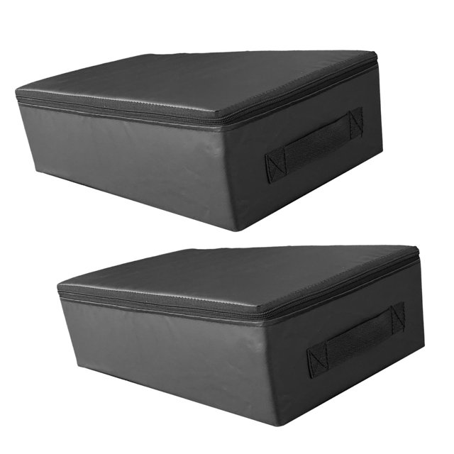 Siruishop Coussin de Levage de Poids, Silencieux, Coussin de Levage, Portable avec Poignée Réduction de Bruit pour Protection de Sol pour Haltère Noir