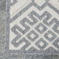 thumbnail image 4 of BNM Diamonds Indoor Outdoor Area Rug, 5' 2" x 7' 2", Cream, 4 of 8