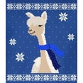 thumbnail image 4 of Old Glory Mens Big Alpaca Scarf Ugly Christmas Sweater Long Sleeve Sweatshirt, 4 of 6