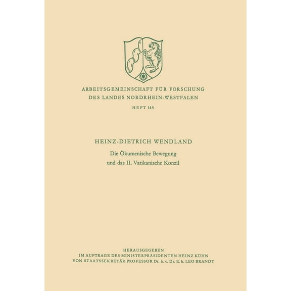 Die Ãkumenische Bewegung und das II. Vatikanische Konzil, (Paperback)