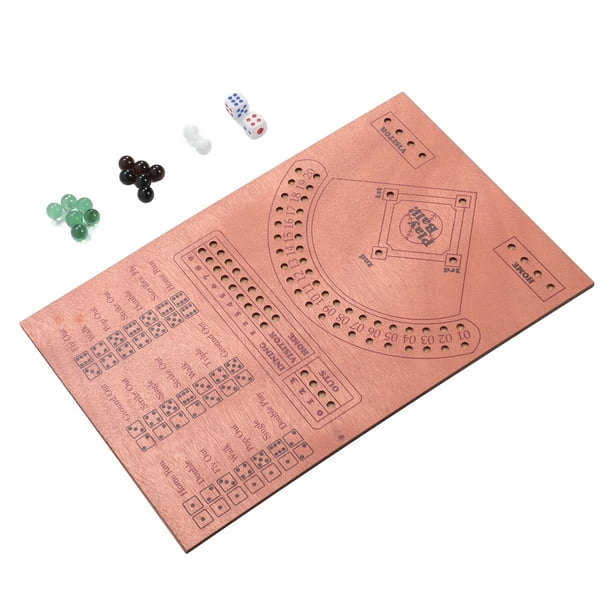 Tablero de Dados de Béisbol ANGGREK Juego de mesa de dados de Béisbol