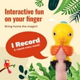thumbnail image 4 of Parrot Finger Puppet | Talking Finger Puppets for Kids Ages 3 & Up | Animal Puppets for  Toddlers | Storytelling Bedtime Prop | Bath Toys | Finger Toys | Educational Puppets for  Classroom, 4 of 7