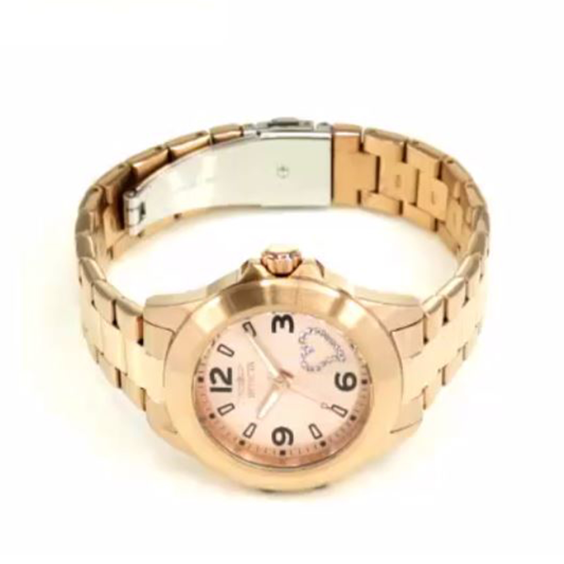 Invicta Women\'s Gold Tone Crystal Heart Bracelet Watch - Rose Gold Invicta Angel Women main image 4